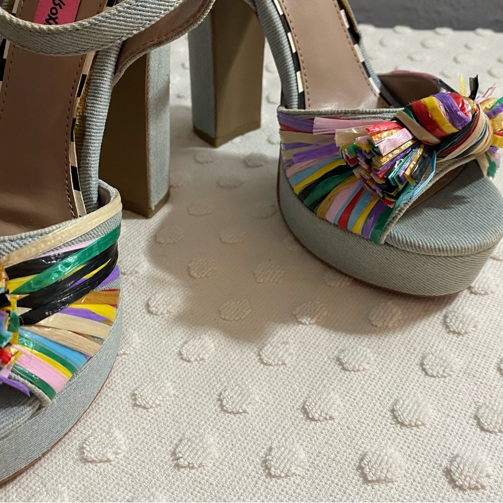 Betsey Johnson Mandy platform sandal  ($20.00 IS THE FINAL PRICE) - Picture 4 of 14